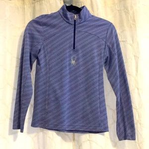 Light blue and dark purple Spyder